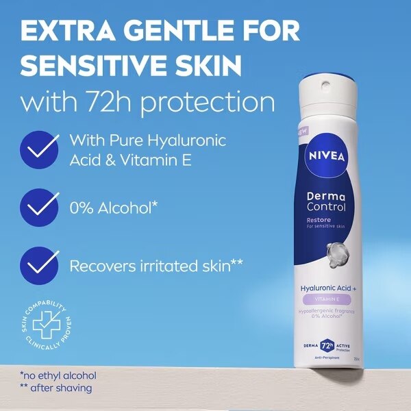Nivea Derma Control Restore Deodorant 250ml