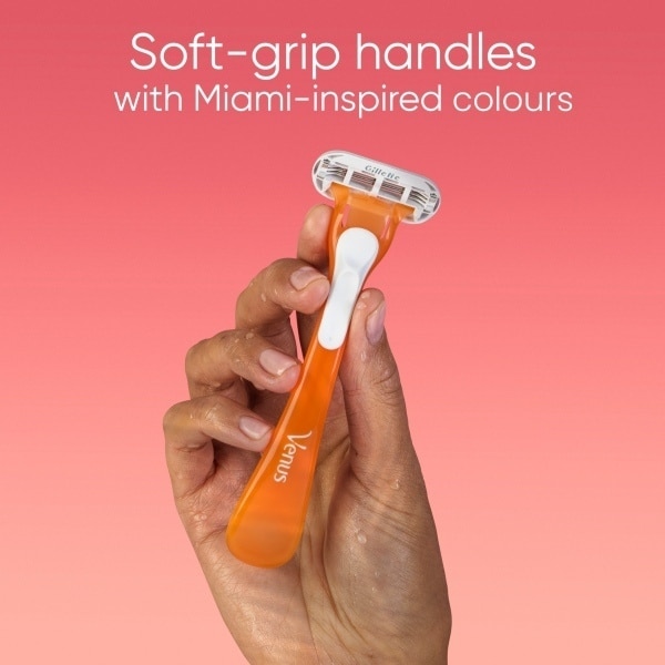 Venus Miami Sunset Smooth Disposable Razors X3