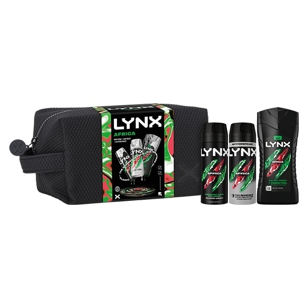 Lynx Washbag Africa Gift Set