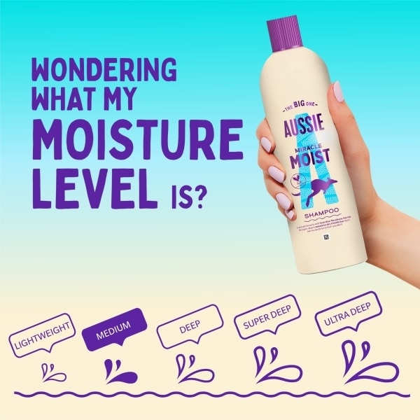 AUSSIE MIRACLE MOIST SHAMPOO 400ML