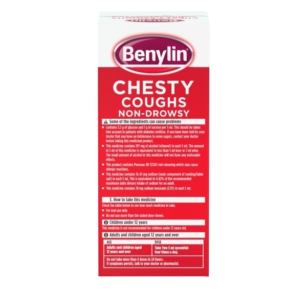 Benylin Chesty Non Drowsy 300ML