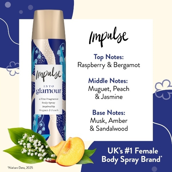 Impulse Into Glamour Body Spray 75ml