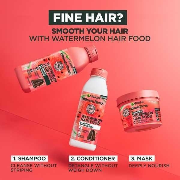 Garnier Ultimate Blends Hair Food Watermelon Shampoo 350ml
