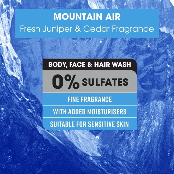 Soft & Gentle Men Mountain Air 3 In 1 Shower Gel 400Ml