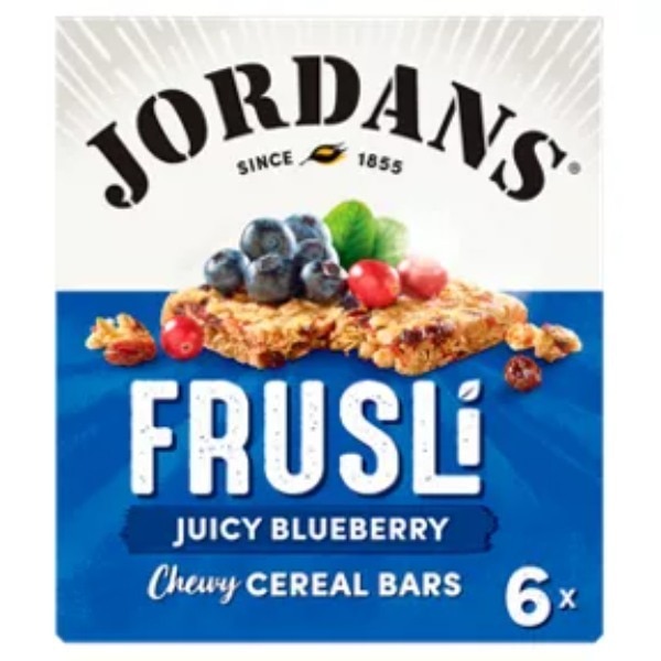 Jordans Frusli Bars Blueberriy 6 Pack