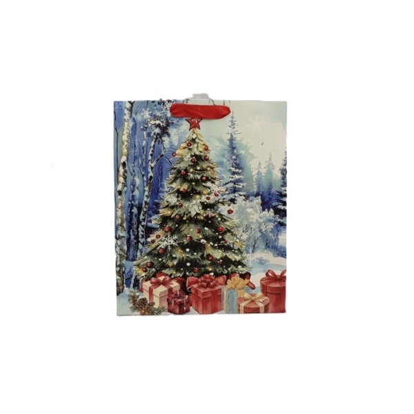 Large Bag - Christmas Style Snow Tree Gifts