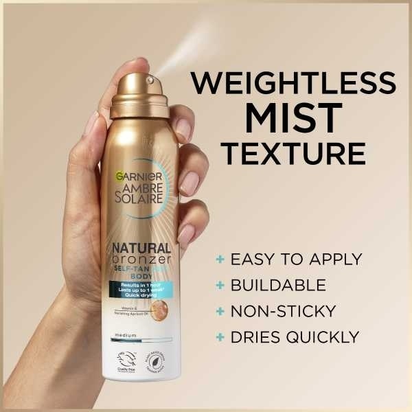 Ambre Solaire No Streaks Body Mist Natural 150ml