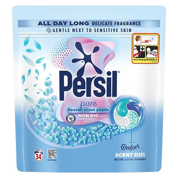 Persil Pure Heaven Scent Pearls Non Bio 34W