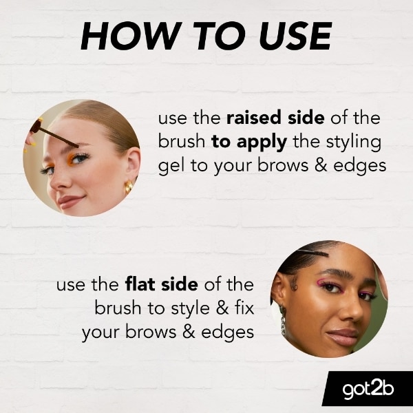 Got2B Glued Brows Edges Tint Black 16