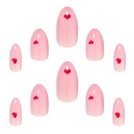 Elegant Touch Dream Nails - Red Hearts
