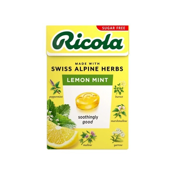 Ricola Lemon Mint Sugar Free Box 45g