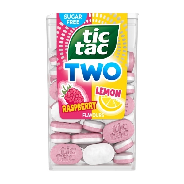 TIC TAC TWO 39G RASPBERRY LEMON