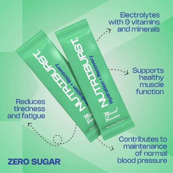 Nutriburst Hydration + Recovery  7 Sachet Sticks