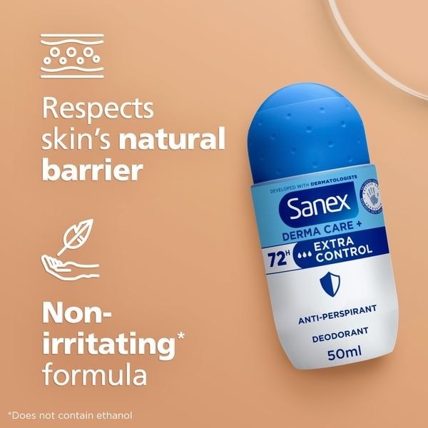 Sanex Derma Care Extra Control 72H 50ml
