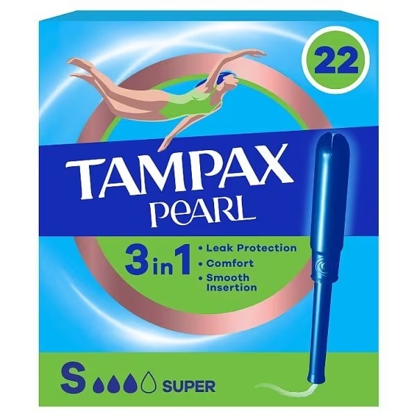 TAMPAX PEARL SUPER 22CT