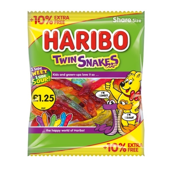 Haribo Twin Snakes 140g