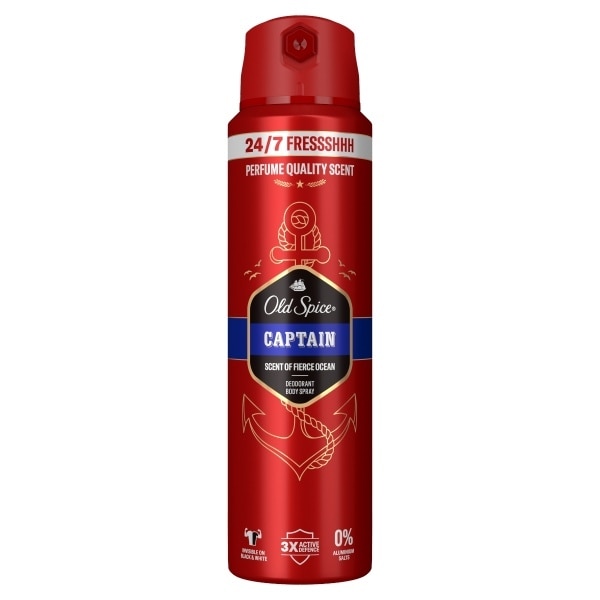 Old Spice Captain Deodorant Spray 200Ml