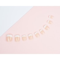 Invogue Pink French Square Nails (24 Pieces)