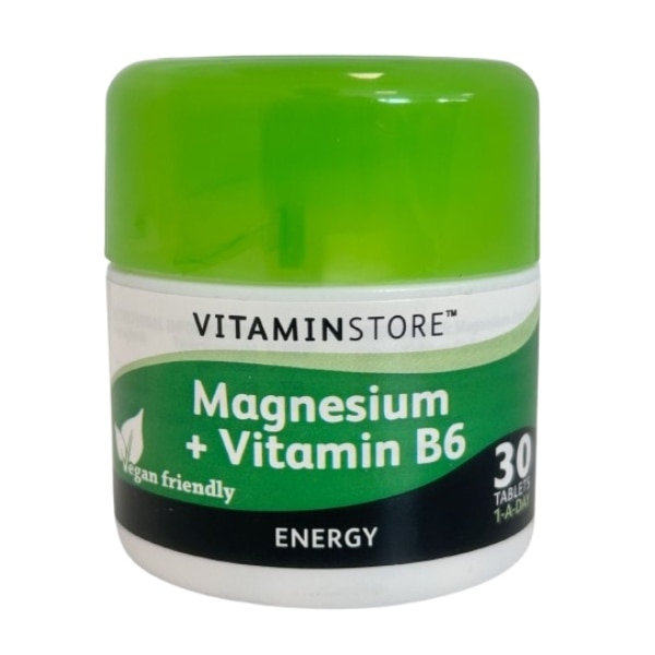 Vitamin Store Magnesium 375mg & B6 Tablets 30s