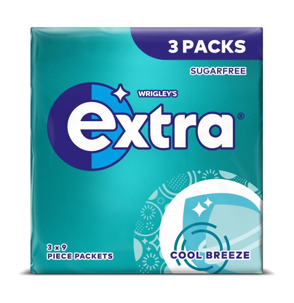 Wrigley Extra Cool Breeze Gum 3 Pack