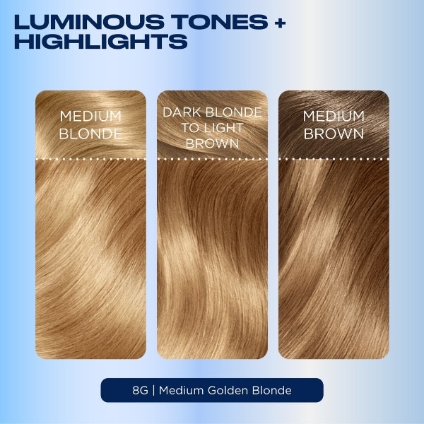 Clairol Nice'n Easy Hair Dye 8G Medium Honey Blonde