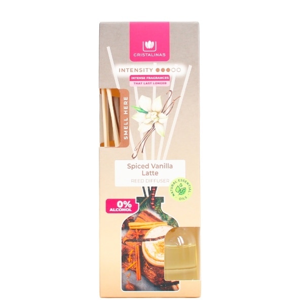 Cristalinas 25ml Reed Diffuser - Spiced Vanilla Latte
