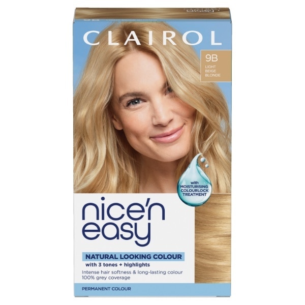 Clairol Nice'n Easy Hair Dye 9B Light Beige Blonde