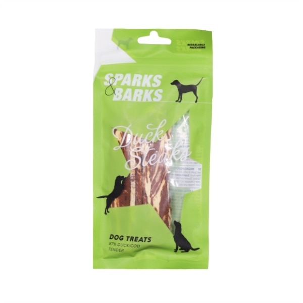 Sparks Barks Duck Steaks 60g
