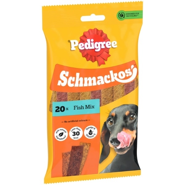 Pedigree Schmackos Fish Mix 20 Pack