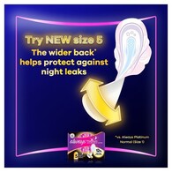 Always Platinum Day & Night (Szie 3) Sanitary Towels 18 Pads
