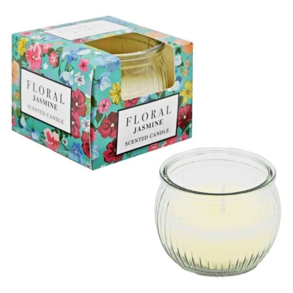 Floral Boxed Candle 3Oz Jasmine