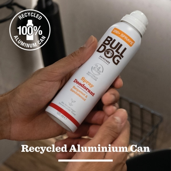Bulldog Bergamot Sandalwood Deodorant Men 125ml