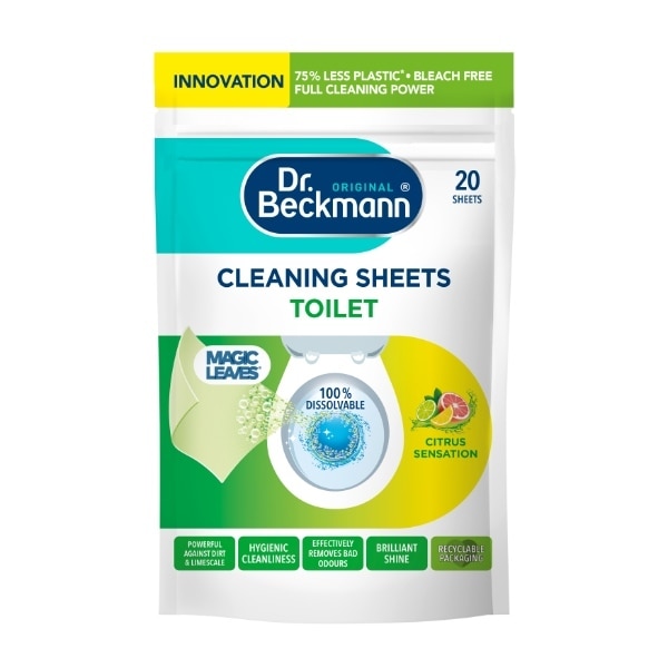 Dr Beckmann Toilet Cleaning Sheets Citrus Sensation