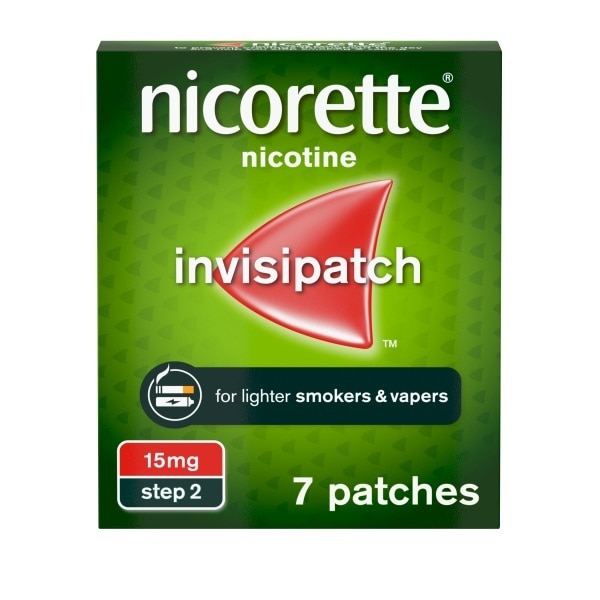 Nicorette Invisible Patch Step2 15mg 7s
