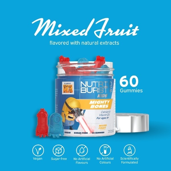 Nutriburst Minions Kids Mighty Bones - Growing Bones & Teeth