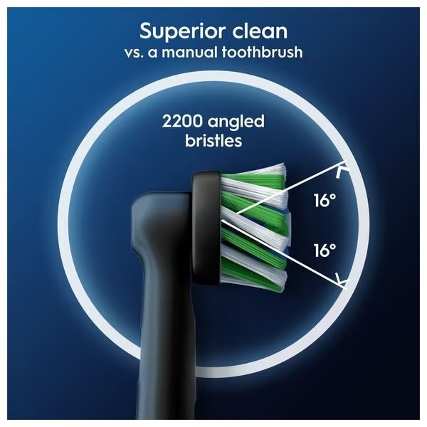 Oral B Cross Action Black 4 Pack Refills