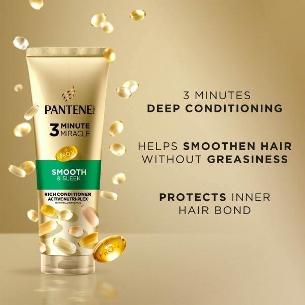 Pantene Smooth Sleek Pro-V Conditioner 220ml