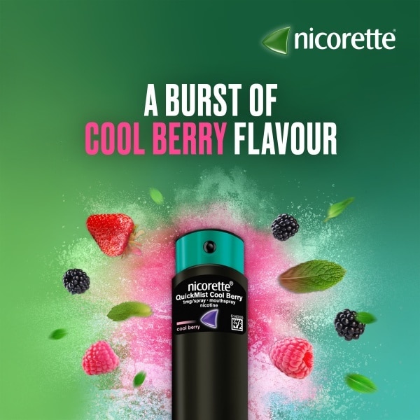 Nicorette QuickMist Cool Berry Mouthspray Duo Pack