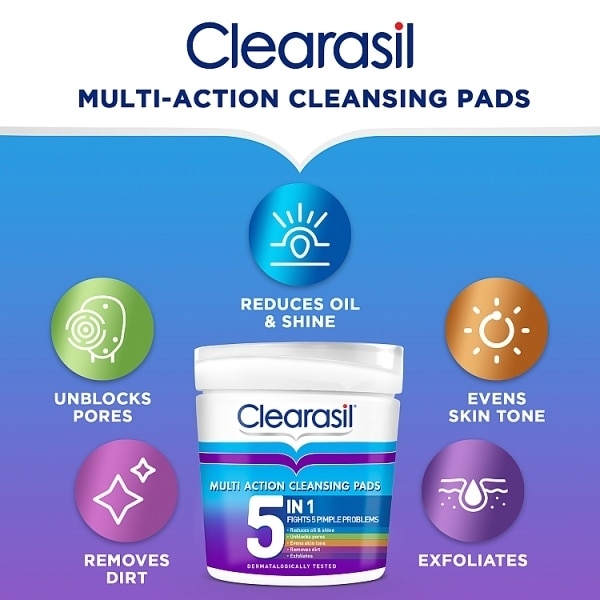 Clearasil Ultra 5 In 1 Pads 65s