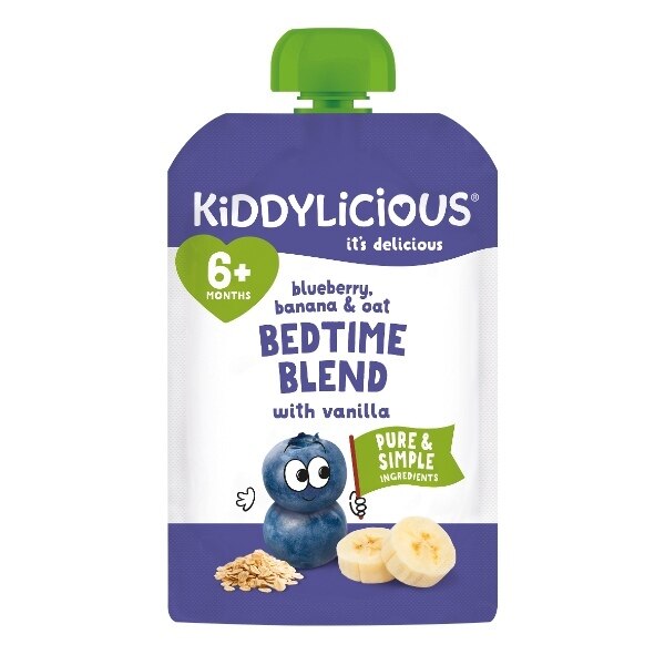 KIDDYLICIOUS POUCHES APPLE OAT 100G X6