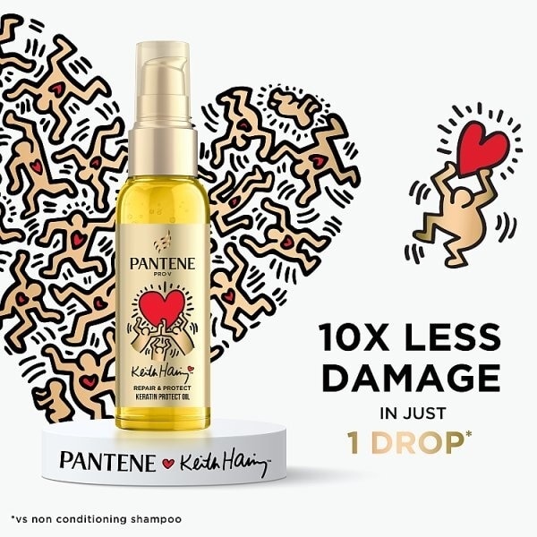 Pantene x Keith Haring Protect Oil 100ml