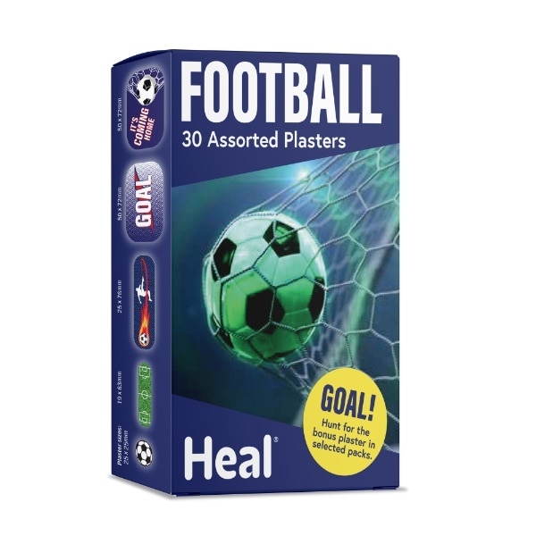 Heal Football Plasters 6 Pack