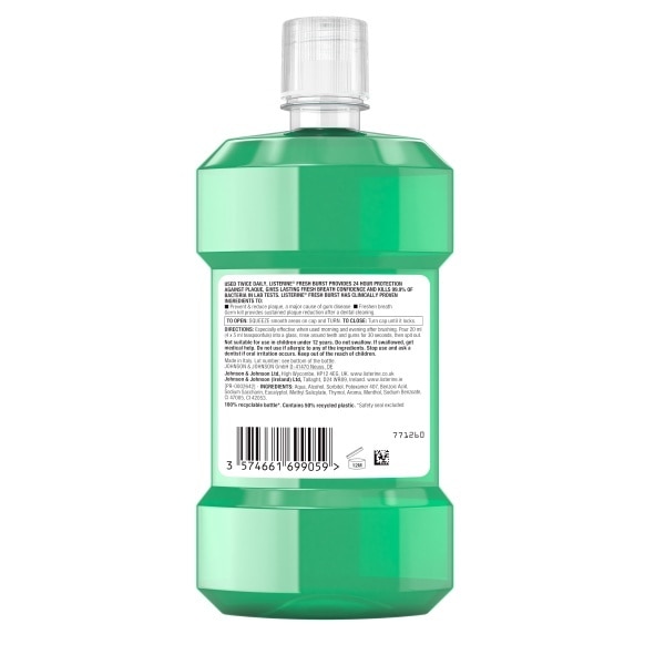 Listerine Freshburst Mouthwash 750ml