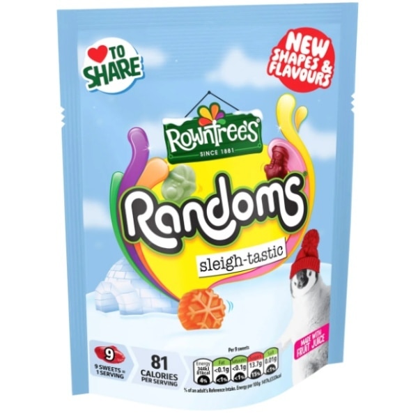 Rowntrees Randoms Festive Pouch 130g