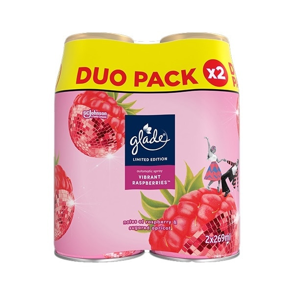 Glade Auto Refill Twin Vibrant Raspberry