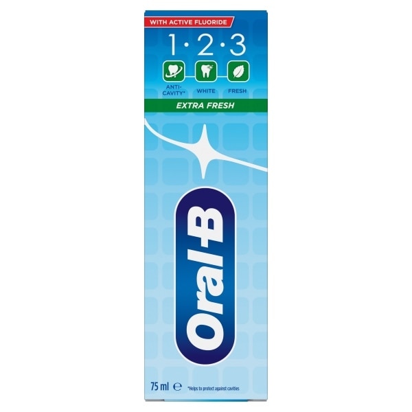 Oral-B 1 2 3 Extra Fresh Toothpaste 75Ml
