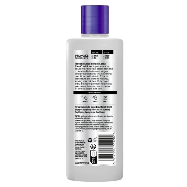 Provoke Touch Of Silver Colour Care Conditioner 200ml