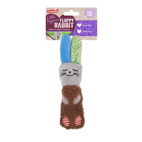 Rosewood Cat Toy Floppy Rabbit