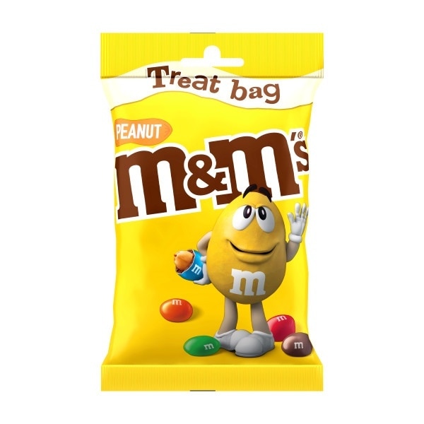M&Ms Peanut Treat Bag 82g
