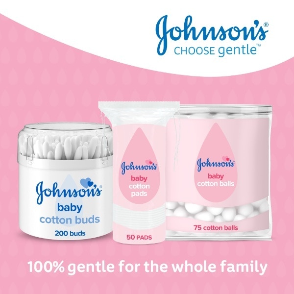 Johnson's Baby Cotton Wool Pads 50s